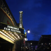 January 26, 2018- Park City, utah: Egyptian Theater during the Sundance film festival is one of the popular theaters playing movies in the festival.