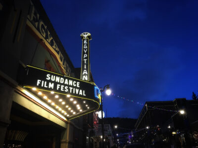 January 26, 2018- Park City, utah: Egyptian Theater during the Sundance film festival is one of the popular theaters playing movies in the festival.