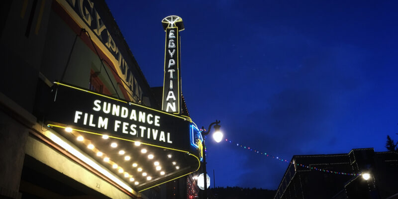 January 26, 2018- Park City, utah: Egyptian Theater during the Sundance film festival is one of the popular theaters playing movies in the festival.