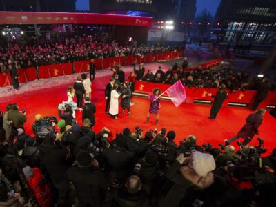 2SR8MXM Guests on the red carpet at the opening film The Light of the 75th Berlinale at the Theater am Potsdamer Platz in Berlin on 13.02.2025