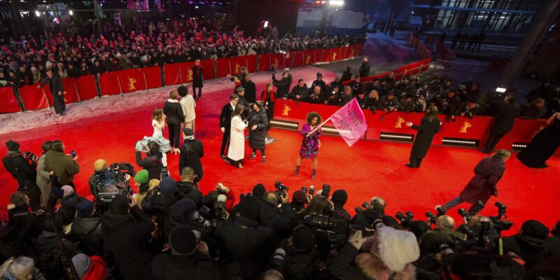 2SR8MXM Guests on the red carpet at the opening film The Light of the 75th Berlinale at the Theater am Potsdamer Platz in Berlin on 13.02.2025