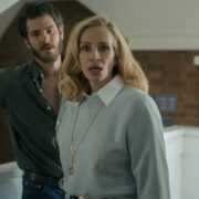 (L to R) Andrew Garfield as Hank and Julia Roberts as Alma in AFTER THE HUNT, from Amazon MGM Studios.