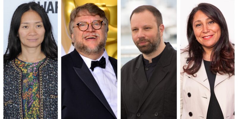chloe zhao, guillermo del toro, yorgos lanthimos, haifaa al-Mansour