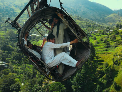 A still from Hanging by a Wire by Mohammed Ali Naqvi, an official selection of the 2026 Sundance Film Festival. Courtesy of Sundance Institute.