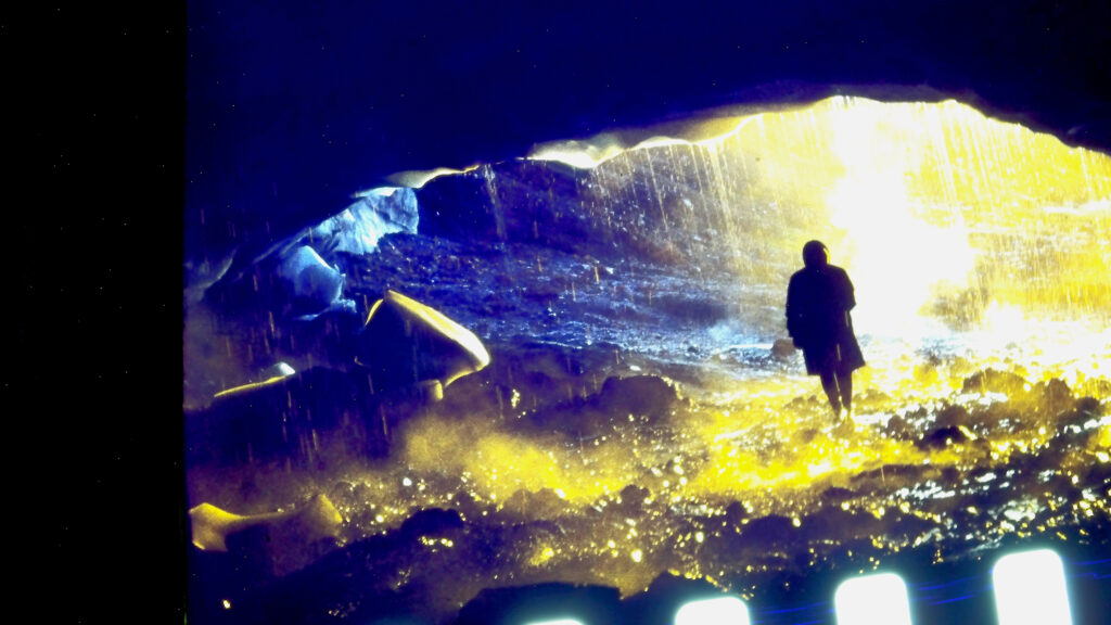 A still from Time and Water by Sara Dosa, an official selection of the 2026 Sundance Film Festival. Courtesy of Sundance Institute | photo by Archival Materials Courtesy of Andri Snær Magnason.