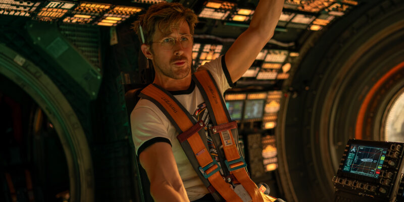 Ryan Gosling stars as Ryland Grace in PROJECT HAIL MARY, from Amazon MGM Studios. Photo credit: Jonathan Olley © 2025 Amazon Content Services LLC. All Rights Reserved.