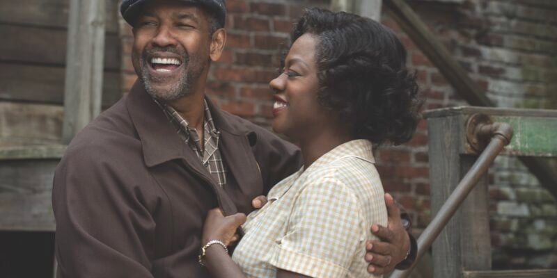Denzel Washington plays Troy Maxson and Viola Davis plays Rose Maxson in Fences from Paramount Pictures. Directed by Denzel Washington from a screenplay by August Wilson.